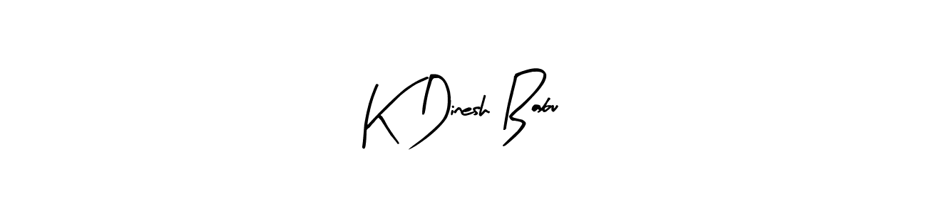 Also we have K Dinesh Babu name is the best signature style. Create professional handwritten signature collection using Arty Signature autograph style. K Dinesh Babu signature style 8 images and pictures png