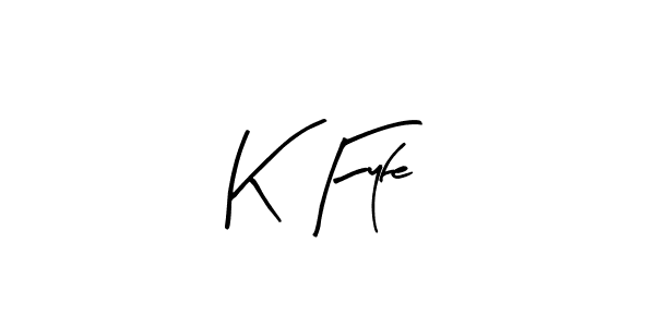 Also You can easily find your signature by using the search form. We will create K Fyfe name handwritten signature images for you free of cost using Arty Signature sign style. K Fyfe signature style 8 images and pictures png