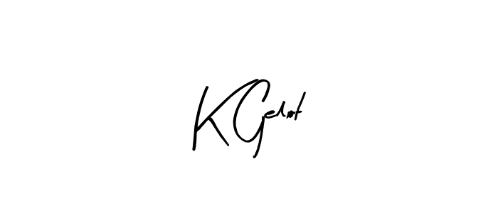 Design your own signature with our free online signature maker. With this signature software, you can create a handwritten (Arty Signature) signature for name K Gelot. K Gelot signature style 8 images and pictures png