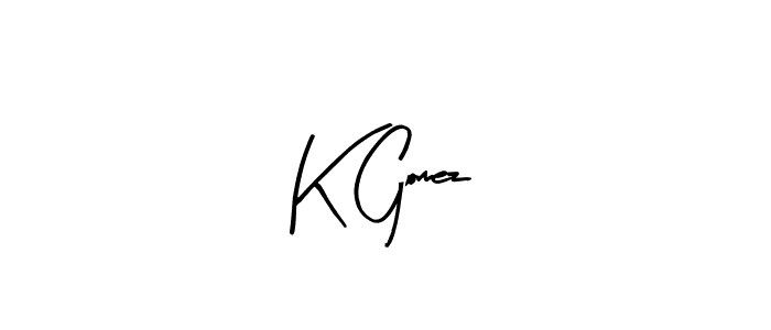 Use a signature maker to create a handwritten signature online. With this signature software, you can design (Arty Signature) your own signature for name K Gomez. K Gomez signature style 8 images and pictures png