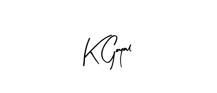 Use a signature maker to create a handwritten signature online. With this signature software, you can design (Arty Signature) your own signature for name K Goyal. K Goyal signature style 8 images and pictures png