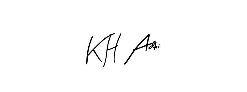 Once you've used our free online signature maker to create your best signature Arty Signature style, it's time to enjoy all of the benefits that K H Adki name signing documents. K H Adki signature style 8 images and pictures png