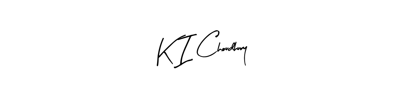 Also we have K I Choudhury name is the best signature style. Create professional handwritten signature collection using Arty Signature autograph style. K I Choudhury signature style 8 images and pictures png