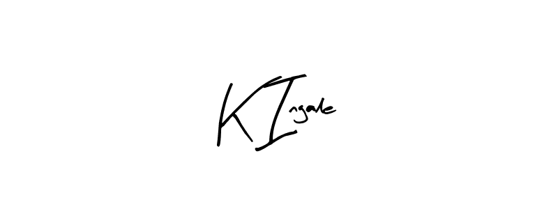 K Ingale stylish signature style. Best Handwritten Sign (Arty Signature) for my name. Handwritten Signature Collection Ideas for my name K Ingale. K Ingale signature style 8 images and pictures png