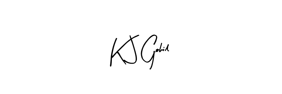 See photos of K J Gohil official signature by Spectra . Check more albums & portfolios. Read reviews & check more about Arty Signature font. K J Gohil signature style 8 images and pictures png