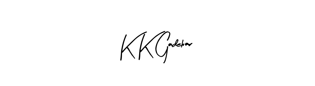 if you are searching for the best signature style for your name K K Gadekar. so please give up your signature search. here we have designed multiple signature styles  using Arty Signature. K K Gadekar signature style 8 images and pictures png