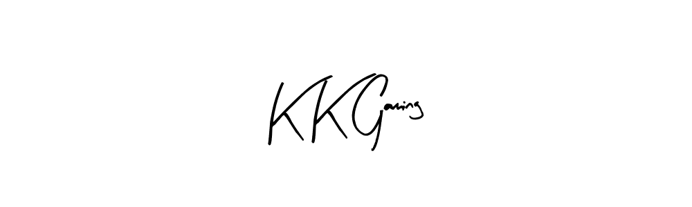 How to make K K Gaming signature? Arty Signature is a professional autograph style. Create handwritten signature for K K Gaming name. K K Gaming signature style 8 images and pictures png