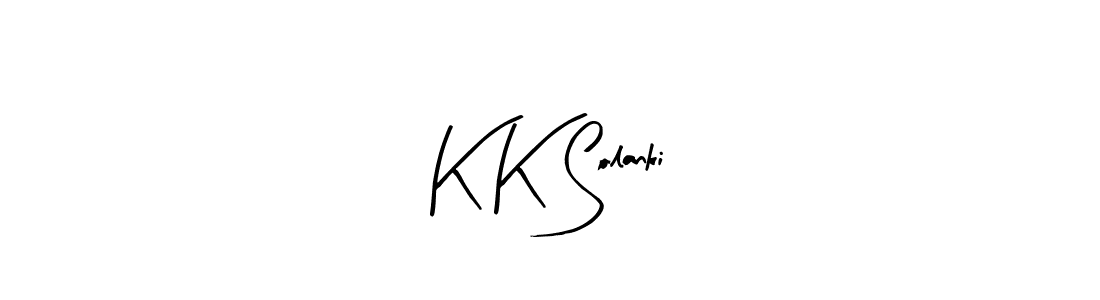 Design your own signature with our free online signature maker. With this signature software, you can create a handwritten (Arty Signature) signature for name K K Solanki. K K Solanki signature style 8 images and pictures png