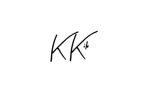 You should practise on your own different ways (Arty Signature) to write your name (K Kik) in signature. don't let someone else do it for you. K Kik signature style 8 images and pictures png