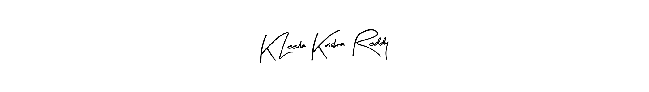 if you are searching for the best signature style for your name K Leela Krishna Reddy. so please give up your signature search. here we have designed multiple signature styles  using Arty Signature. K Leela Krishna Reddy signature style 8 images and pictures png