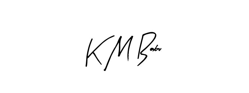 K M Babu stylish signature style. Best Handwritten Sign (Arty Signature) for my name. Handwritten Signature Collection Ideas for my name K M Babu. K M Babu signature style 8 images and pictures png