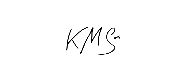 Here are the top 10 professional signature styles for the name K M Soni. These are the best autograph styles you can use for your name. K M Soni signature style 8 images and pictures png