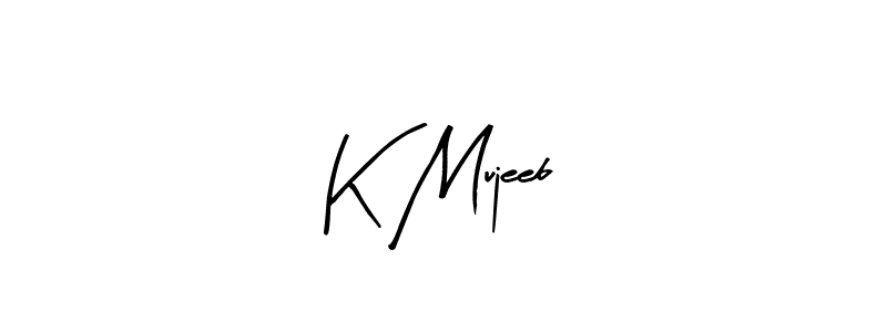 How to Draw K Mujeeb signature style? Arty Signature is a latest design signature styles for name K Mujeeb. K Mujeeb signature style 8 images and pictures png