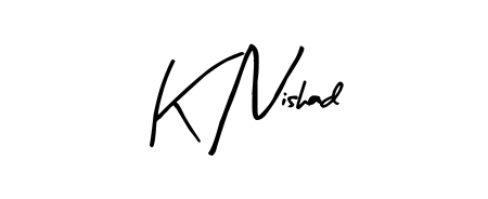 This is the best signature style for the K Nishad name. Also you like these signature font (Arty Signature). Mix name signature. K Nishad signature style 8 images and pictures png