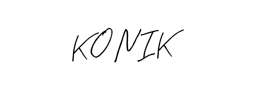 Similarly Arty Signature is the best handwritten signature design. Signature creator online .You can use it as an online autograph creator for name K O N I K. K O N I K signature style 8 images and pictures png