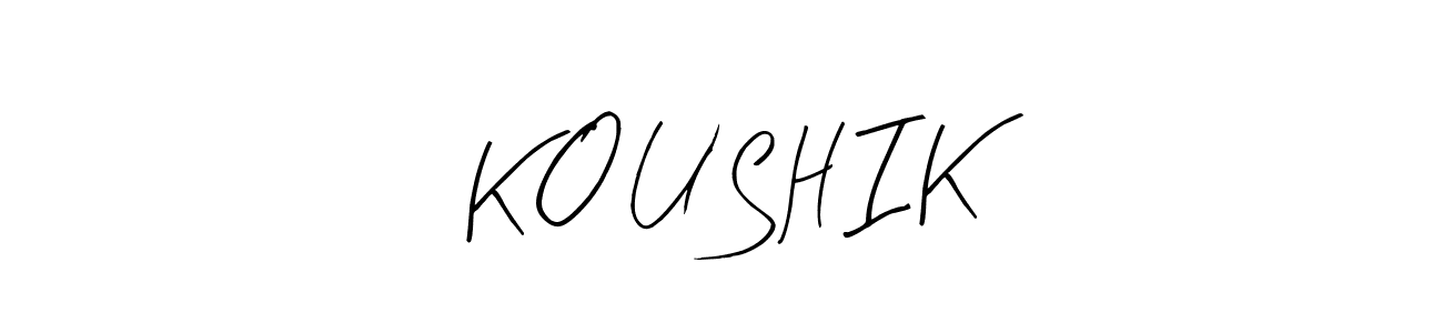 Similarly Arty Signature is the best handwritten signature design. Signature creator online .You can use it as an online autograph creator for name K O U S H I K. K O U S H I K signature style 8 images and pictures png