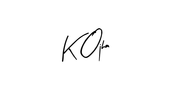 How to Draw K Ojha signature style? Arty Signature is a latest design signature styles for name K Ojha. K Ojha signature style 8 images and pictures png