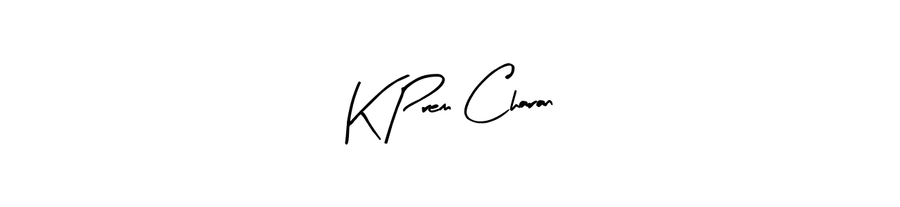 How to make K Prem Charan signature? Arty Signature is a professional autograph style. Create handwritten signature for K Prem Charan name. K Prem Charan signature style 8 images and pictures png