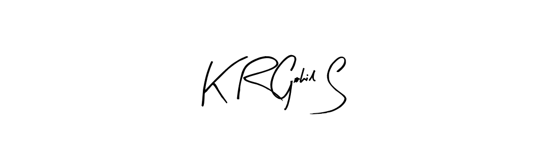 See photos of K R Gohil S official signature by Spectra . Check more albums & portfolios. Read reviews & check more about Arty Signature font. K R Gohil S signature style 8 images and pictures png