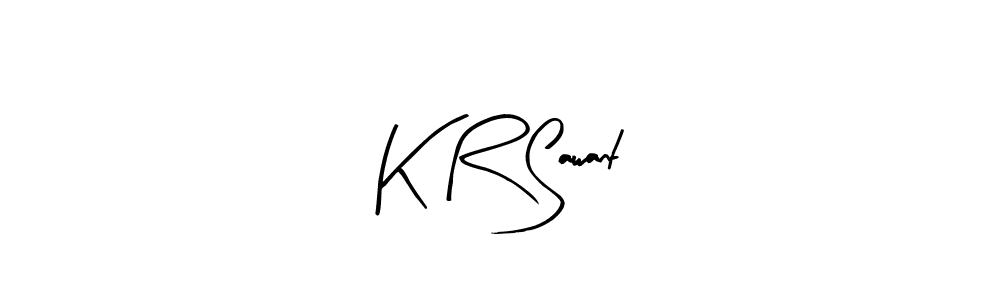 if you are searching for the best signature style for your name K R Sawant. so please give up your signature search. here we have designed multiple signature styles  using Arty Signature. K R Sawant signature style 8 images and pictures png