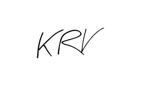 The best way (Arty Signature) to make a short signature is to pick only two or three words in your name. The name K R V include a total of six letters. For converting this name. K R V signature style 8 images and pictures png