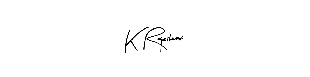 Use a signature maker to create a handwritten signature online. With this signature software, you can design (Arty Signature) your own signature for name K Rajeshwari. K Rajeshwari signature style 8 images and pictures png