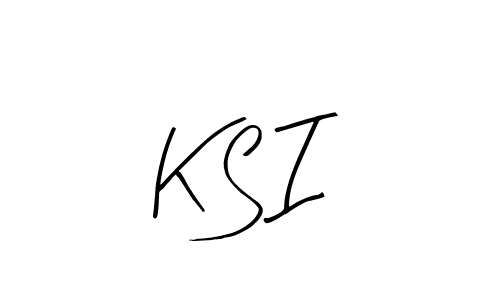 Create a beautiful signature design for name K S I. With this signature (Arty Signature) fonts, you can make a handwritten signature for free. K S I signature style 8 images and pictures png