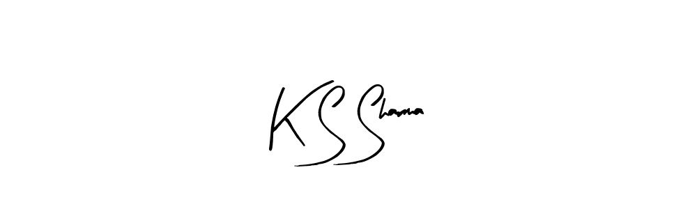 How to Draw K S Sharma signature style? Arty Signature is a latest design signature styles for name K S Sharma. K S Sharma signature style 8 images and pictures png