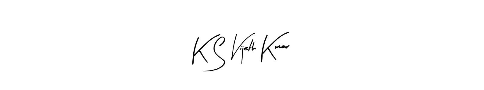 K S Vijeth Kumar stylish signature style. Best Handwritten Sign (Arty Signature) for my name. Handwritten Signature Collection Ideas for my name K S Vijeth Kumar. K S Vijeth Kumar signature style 8 images and pictures png