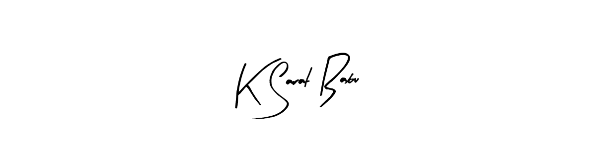 Make a beautiful signature design for name K Sarat Babu. Use this online signature maker to create a handwritten signature for free. K Sarat Babu signature style 8 images and pictures png