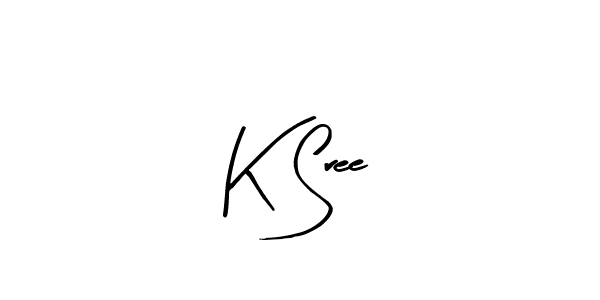 Similarly Arty Signature is the best handwritten signature design. Signature creator online .You can use it as an online autograph creator for name K Sree. K Sree signature style 8 images and pictures png