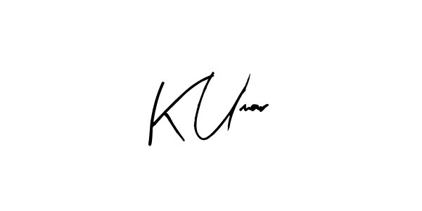 The best way (Arty Signature) to make a short signature is to pick only two or three words in your name. The name K Umar include a total of six letters. For converting this name. K Umar signature style 8 images and pictures png