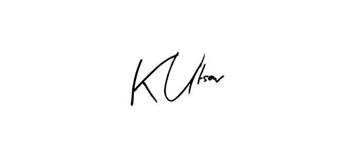 Also You can easily find your signature by using the search form. We will create K Utsav name handwritten signature images for you free of cost using Arty Signature sign style. K Utsav signature style 8 images and pictures png