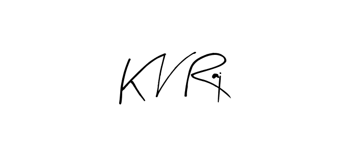 Make a beautiful signature design for name K V Raj. With this signature (Arty Signature) style, you can create a handwritten signature for free. K V Raj signature style 8 images and pictures png