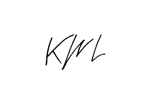 Create a beautiful signature design for name K W L. With this signature (Arty Signature) fonts, you can make a handwritten signature for free. K W L signature style 8 images and pictures png