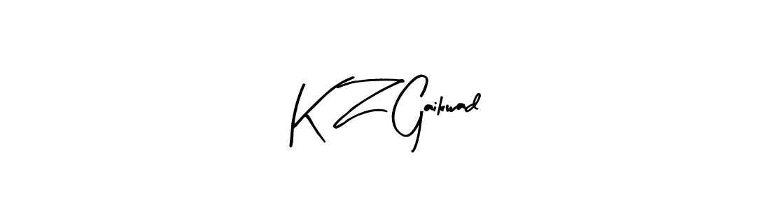 if you are searching for the best signature style for your name K Z Gaikwad. so please give up your signature search. here we have designed multiple signature styles  using Arty Signature. K Z Gaikwad signature style 8 images and pictures png