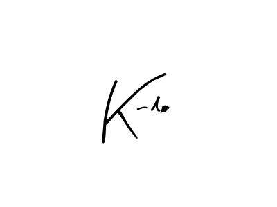 Use a signature maker to create a handwritten signature online. With this signature software, you can design (Arty Signature) your own signature for name K-lo. K-lo signature style 8 images and pictures png