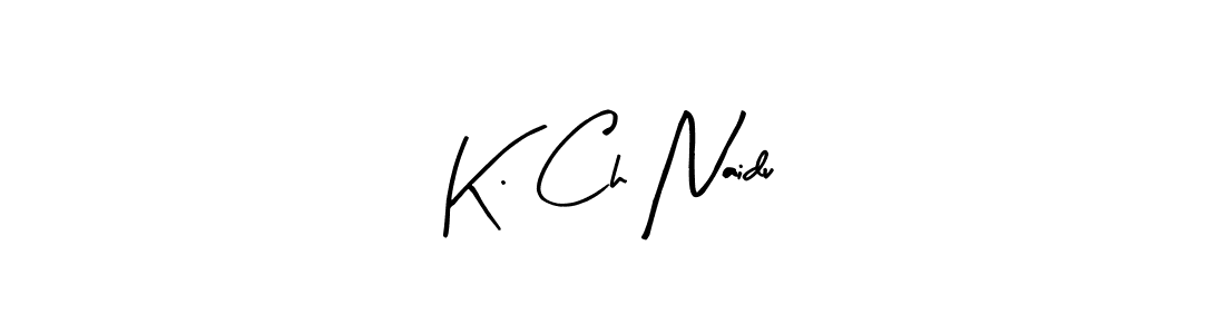 if you are searching for the best signature style for your name K. Ch Naidu. so please give up your signature search. here we have designed multiple signature styles  using Arty Signature. K. Ch Naidu signature style 8 images and pictures png