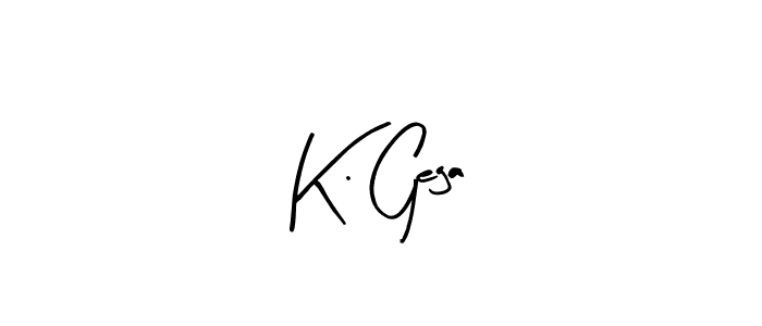 if you are searching for the best signature style for your name K. Gega. so please give up your signature search. here we have designed multiple signature styles  using Arty Signature. K. Gega signature style 8 images and pictures png