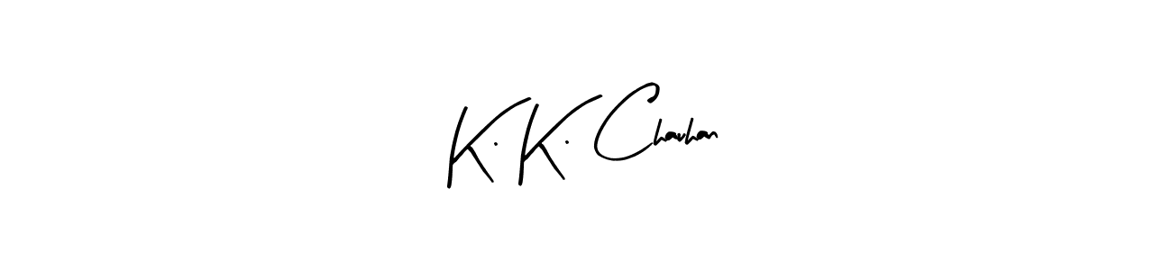 This is the best signature style for the K. K. Chauhan name. Also you like these signature font (Arty Signature). Mix name signature. K. K. Chauhan signature style 8 images and pictures png