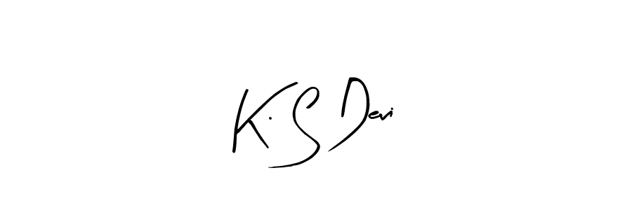 Create a beautiful signature design for name K. S Devi. With this signature (Arty Signature) fonts, you can make a handwritten signature for free. K. S Devi signature style 8 images and pictures png