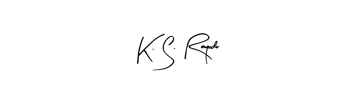Create a beautiful signature design for name K. S. Rayudu. With this signature (Arty Signature) fonts, you can make a handwritten signature for free. K. S. Rayudu signature style 8 images and pictures png