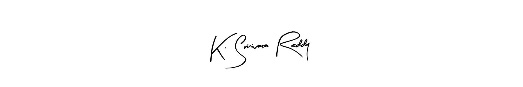 How to make K. Srinivasa Reddy name signature. Use Arty Signature style for creating short signs online. This is the latest handwritten sign. K. Srinivasa Reddy signature style 8 images and pictures png