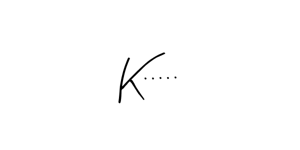 How to make K..... signature? Arty Signature is a professional autograph style. Create handwritten signature for K..... name. K..... signature style 8 images and pictures png