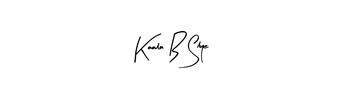 This is the best signature style for the Kaala B Slye name. Also you like these signature font (Arty Signature). Mix name signature. Kaala B Slye signature style 8 images and pictures png