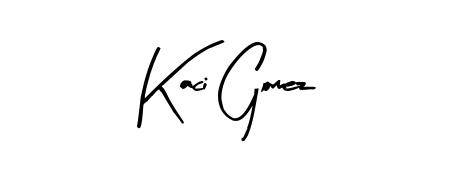 Similarly Arty Signature is the best handwritten signature design. Signature creator online. You can use it as an online autograph creator for name Kaci Gomez. Kaci Gomez signature style 8 images and pictures png