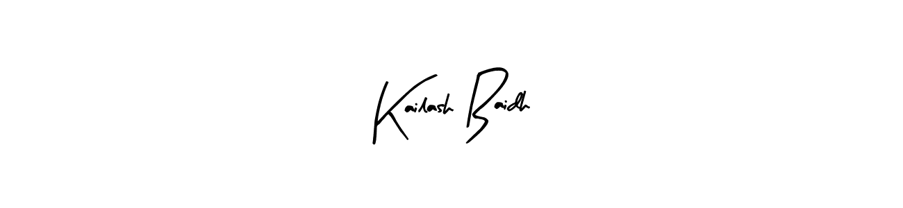Use a signature maker to create a handwritten signature online. With this signature software, you can design (Arty Signature) your own signature for name Kailash Baidh. Kailash Baidh signature style 8 images and pictures png