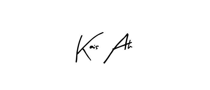 The best way (Arty Signature) to make a short signature is to pick only two or three words in your name. The name Kais Ah include a total of six letters. For converting this name. Kais Ah signature style 8 images and pictures png