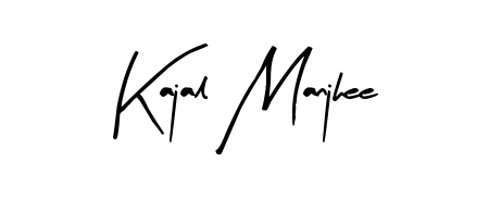 Discover the perfect balance of readability and style for Kajal Manjhee with Arty Signature font. Create your dream signature today. Kajal Manjhee signature style 8 images and pictures png