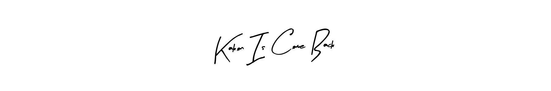 You can use this online signature creator to create a handwritten signature for the name Kakon Is Come Back. This is the best online autograph maker. Kakon Is Come Back signature style 8 images and pictures png